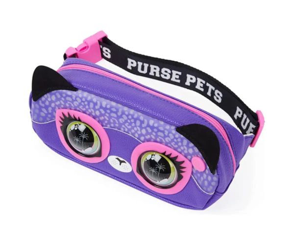 Purse Pets: Savannah Cheetah geanta interactivă cu curea - Spin Master