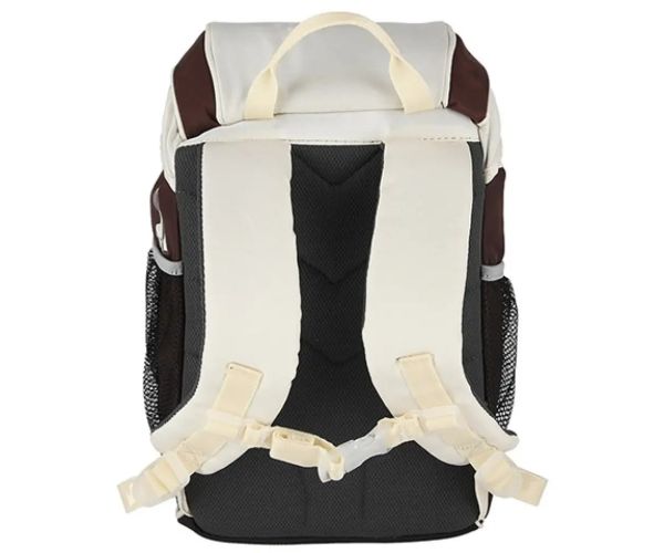 Spirit: Văcuță maro-alb culoare rucsac anatomic pentru grădiniță 21x15x34cm