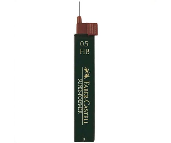 Faber-Castell: Super Polymer mină 0,5mm 12 bucăţi HB