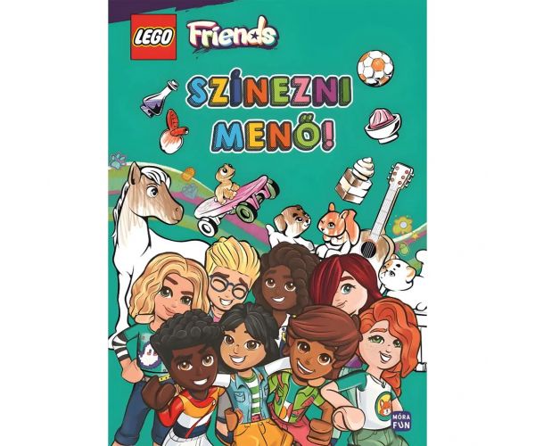 Móra: LEGO® Friends - Colorat este un caiet de colorat