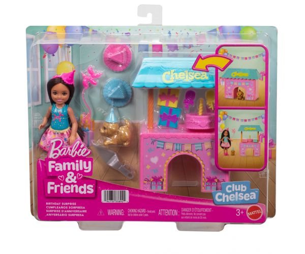 Barbie: Petrecere de ziua de naștere Chelsea cu păpușa și cățelul – Mattel