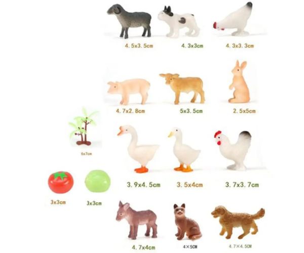 Dino World: Animale de fermă set figurine