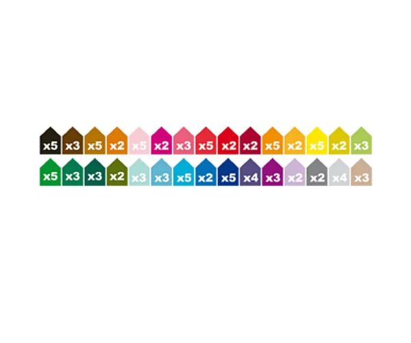Set cretă cerată 100 bucăţi - Carioca
