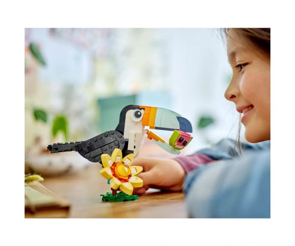 LEGO® Creator: Animale sălbatice: Tucan tropical (31173)