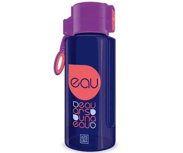 Ars Una: Mov și albastru fără BPA sticlă pentru apă 650ml