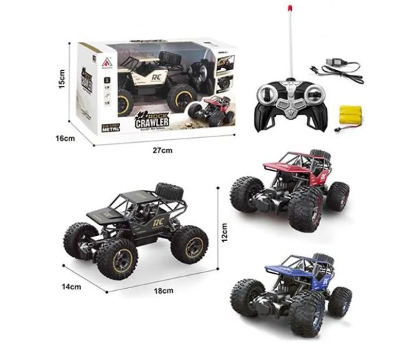 RC Jeep 27MHz alpinist cu telecomandă 1/18 în două variante
