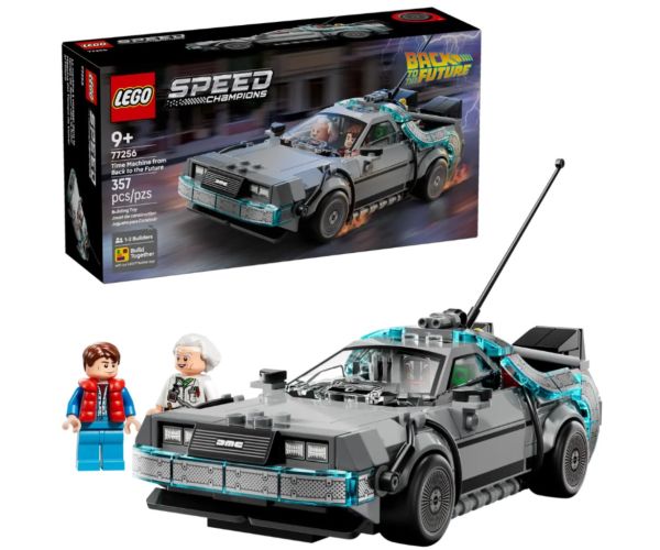 LEGO® Speed Champions: Înapoi în viitor mașina timpului (77256)
