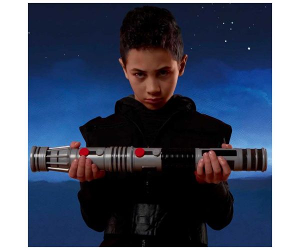 Star Wars Sabie cu Lame Duble: Sabia Electronică a lui Darth Maul - Hasbro