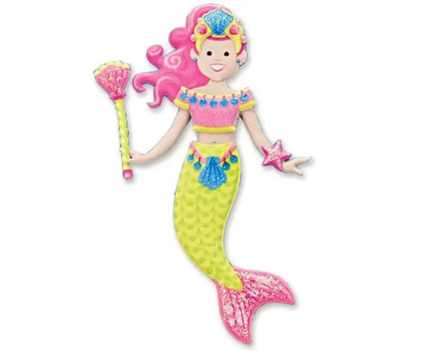 Set de autocolante pufos cu sirenă - Melissa & Doug