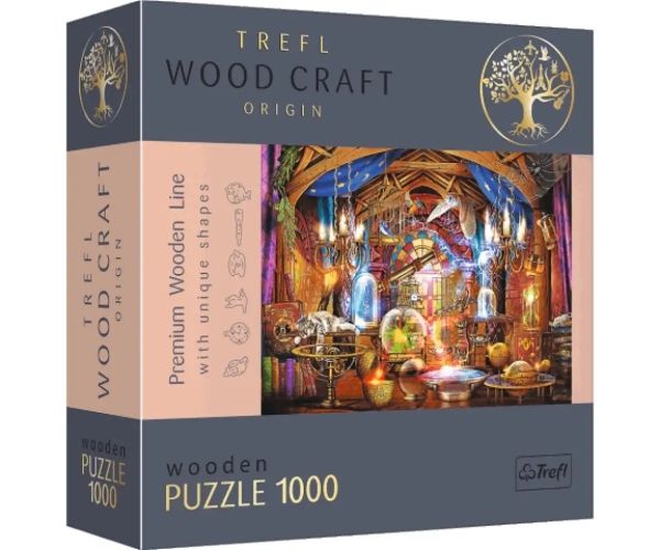 Wood Craft: Cameră magică 1000 bucăți premium lemn puzzle - Trefl