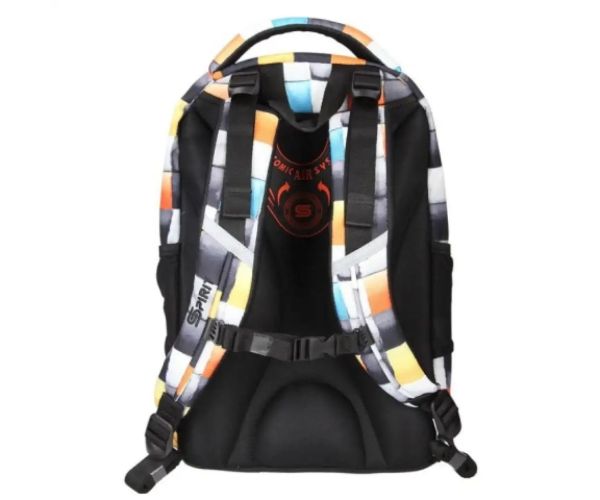 Spirit: Urban în carouri ghiozdan rucsac ergonomic 46x33x22cm
