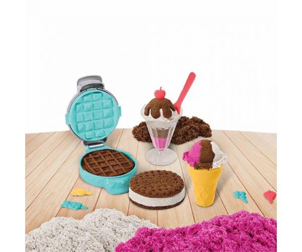 Kinetic Sand: Set de preparare înghețate cu nisip aromat 454g - Spin Master