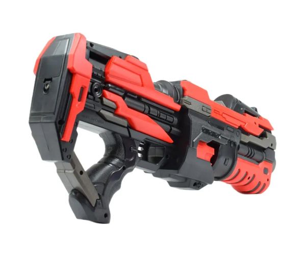 Pro Attack: Pistol electronic cu burete și cartușe 45cm