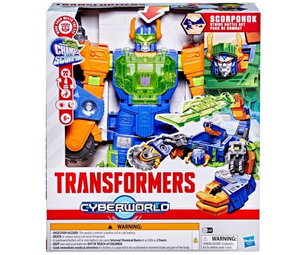Transformers CYBERWORLD: Set de joc atac Scorponok - Hasbro