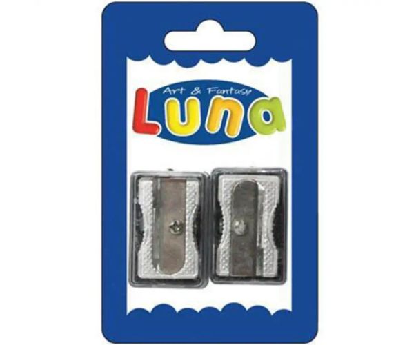 Luna: ascuțitoare metal set 2 bucăți