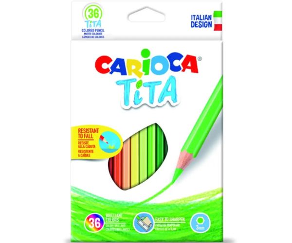 Tita set creioane colorate 36 bucăţi - Carioca