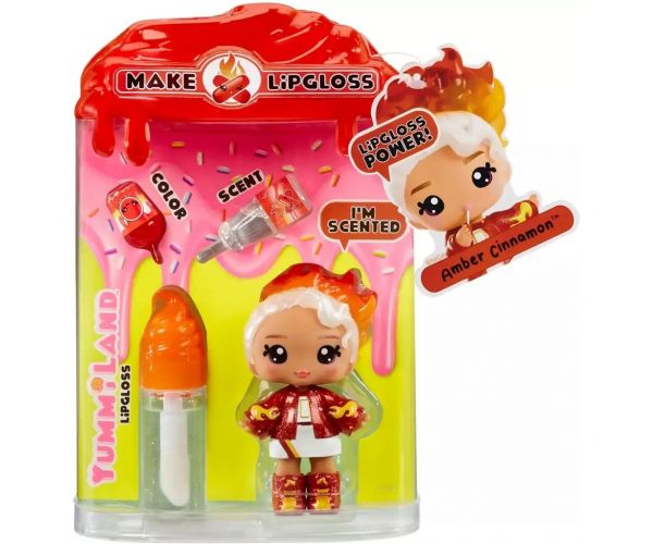 Yummiland: Fă-ți singur luciu de buze și păpușă - Amber Cinnamon seria 2