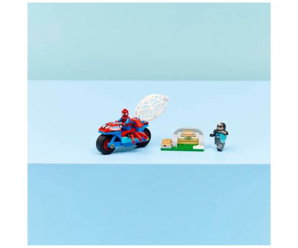 LEGO® Marvel: Spider-Man pe motocicletă vs. Rhino (11206)