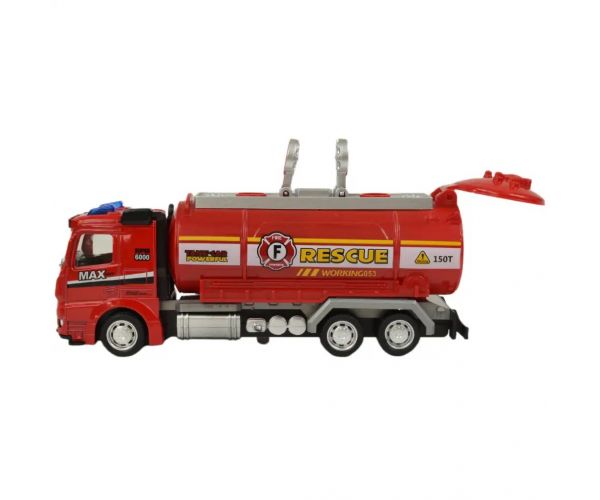 Fire Rescue: mașină de pompieri cu lumină și sunet în diverse versiuni 19cm 1bucată​