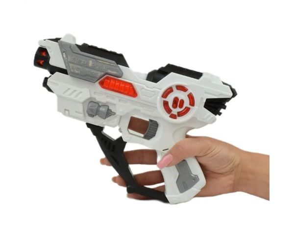 Space Series: Armă spațială cu suport, lumină și sunet 25cm