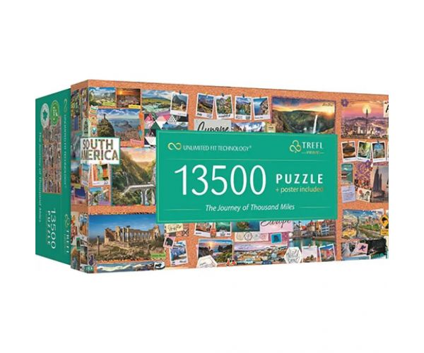 Călătoria de o mie de mile 13500 bucăți UFT puzzle - Trefl