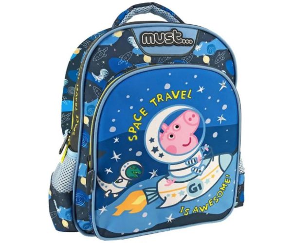 Peppa Pig: Astronaut George Space Travel is Awesome! rucsac pentru grădi 27x10x31cm
