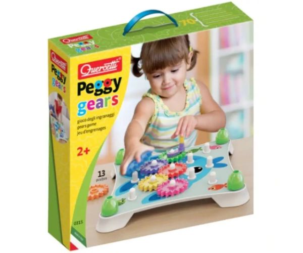Quercetti: Peggy Gears 13 bucăți set de jucărie