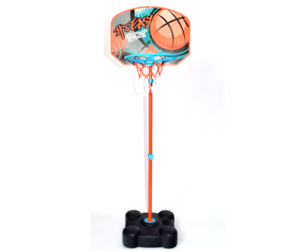 Panou de baschet de dimensiuni reglabile cu suport si minge 141-109 cm