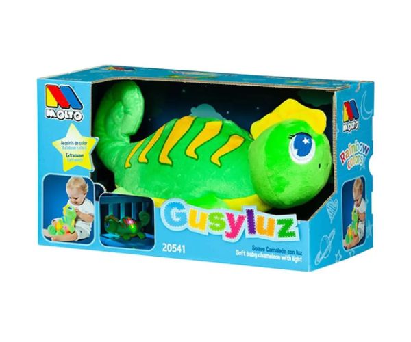 Molto: GusyLuz pluș cameleon cu lumini