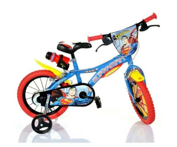 Superman bicicletă mărimea 16