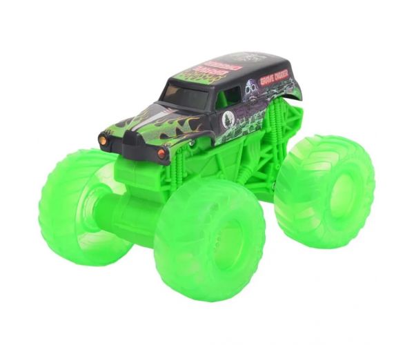 Monster Jam: Camion monstru cu lumini Grave Digger – 1/43 - Spin Master
