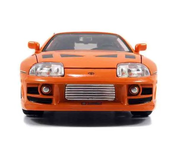 Fast & Furious: Brian figurină și Toyota Supra model auto 1/24 - Simba Toys