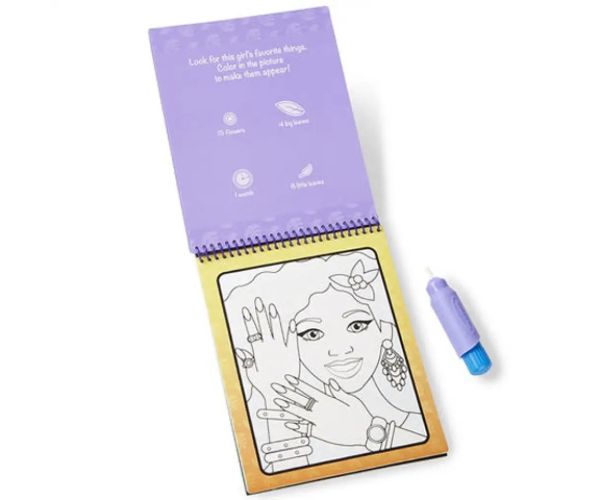 Joc creativ de desenat cu apă pentru machiaj și manichiură - Melissa & Doug