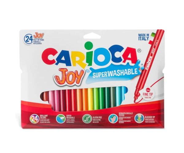 Set markere subţiri 24 bucăţi - Carioca