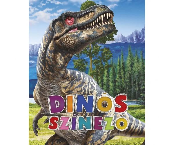 Caiet de colorat cu dinozauri