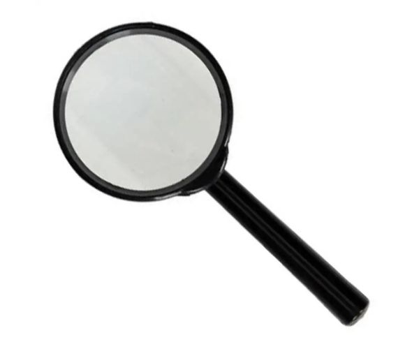 Spirit: lupă cu mâner plastic cu obiectiv 90mm