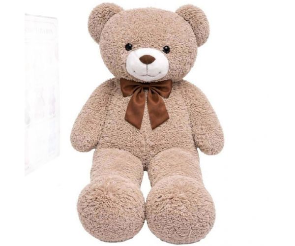 Teddy Greetings: Oat Cheer ursuleț de pluș roșu în cutie cadou 120cm