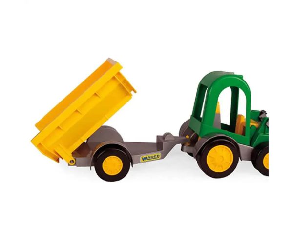 Tractor cu remorcă jucărie 38cm - Wader