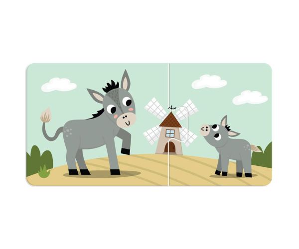 Luna: Primul meu puzzle – Mamele animale și puii lor 10x2 bucăți joc de asociere