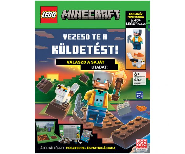 Móra: LEGO Minecraft – Condu tu misiunea! carte de activități