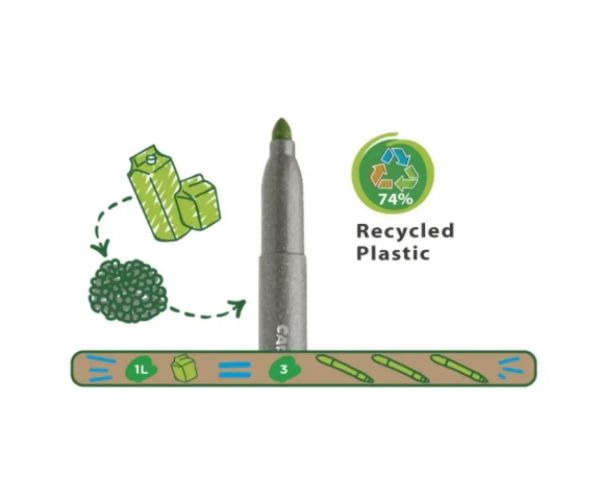 Eco Family Jumbo 12 bucăți set marker colorat - Carioca