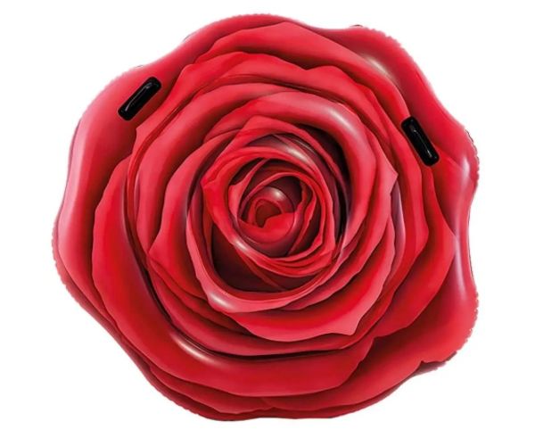 Intex: Trandafir roșu saltea gonflabilă 137x132cm