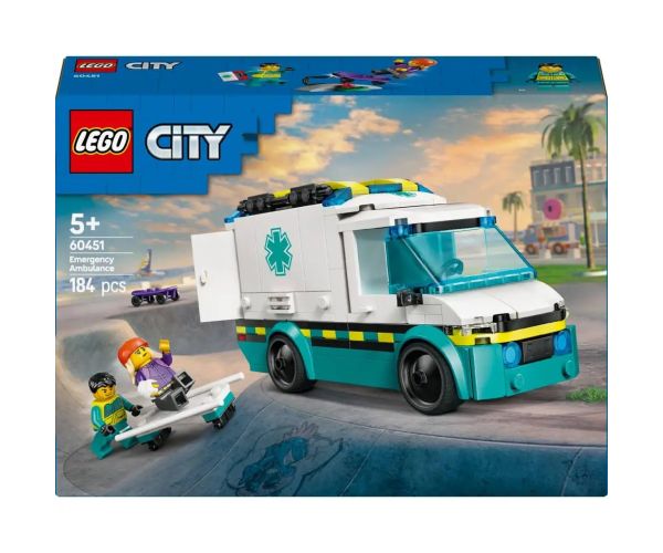 LEGO® City: Ambulanță de urgență (60451)