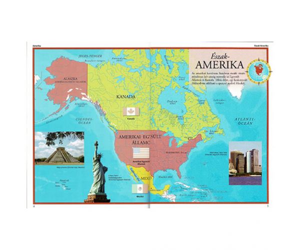 Atlas ilustrat pentru copii - Steagurile lumii cu autocolante carte educativă