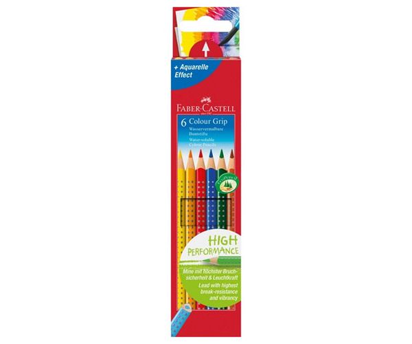 Faber-Castell: Grip 2001 set creioane colorate 6 bucăţi