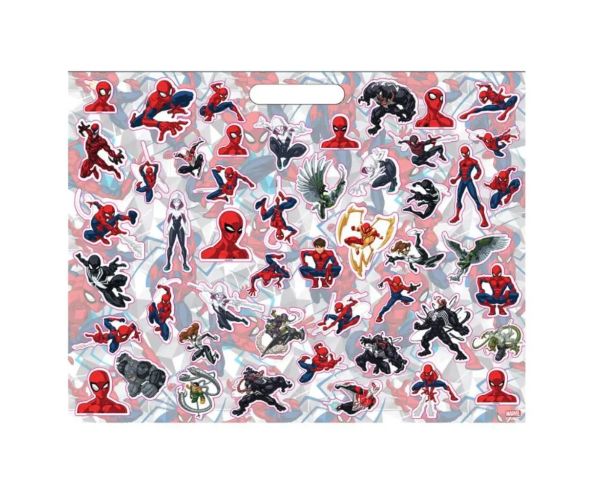 Amazing Spider-Man set de colorat cu autocolante și 3 bucăți de crete cerate