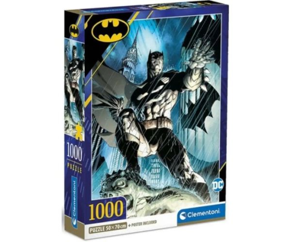 Batman HQC 1000 bucăți puzzle cu poster - Clementoni