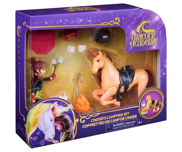 Academia Unicornului: Set de camping Valentina și Cinder - Spin Master