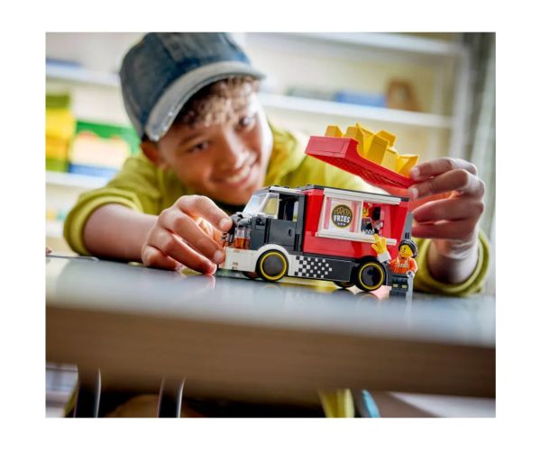 LEGO® City: Rulotă de vânzare cartofi prăjiți (60488)