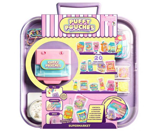 Puffy Pouches: set de design Pufi charm - supermarket